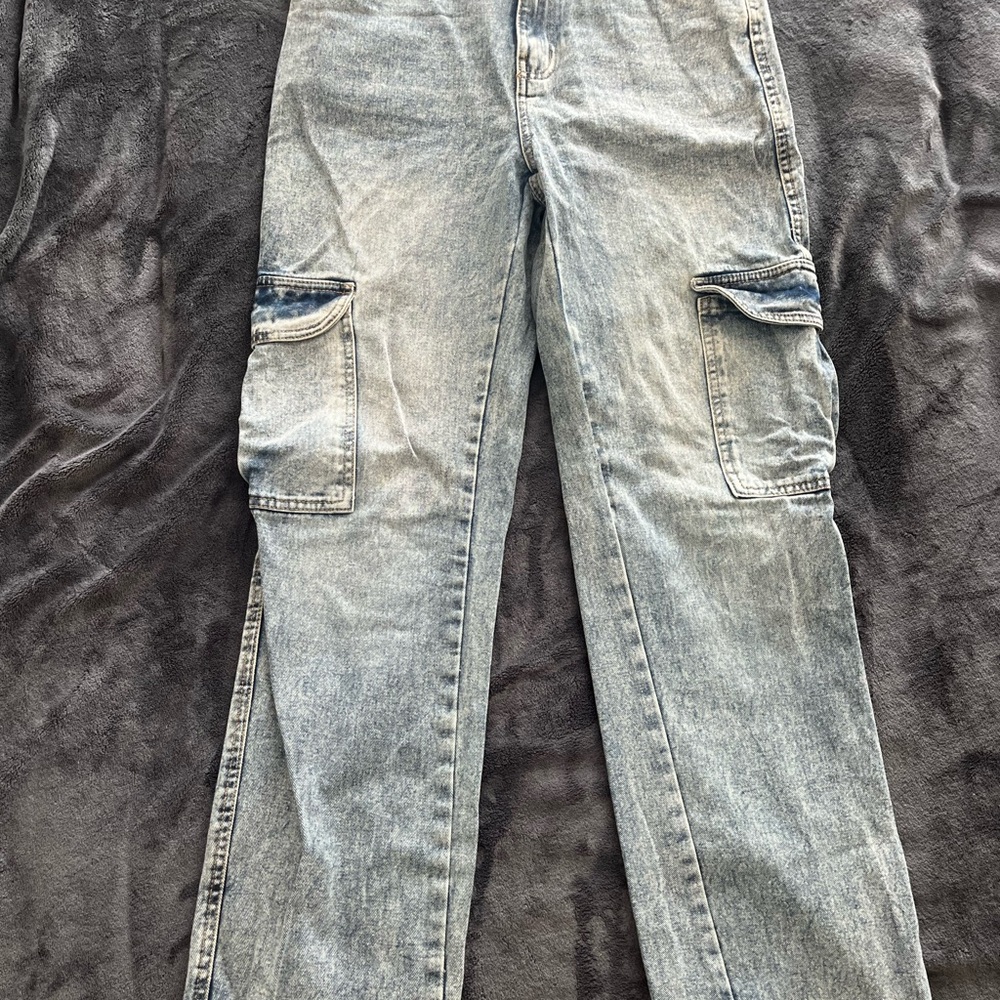 Unisex Denim cargo jeans
